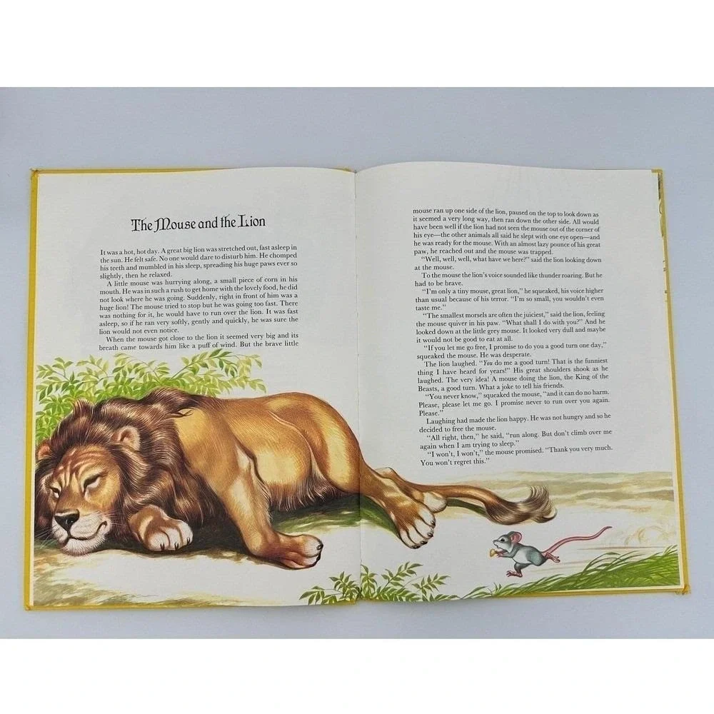 AESOP'S FABLES Hardcover by‎ Lornie Leetie-Hodge 1985 Hamlyn Publishing